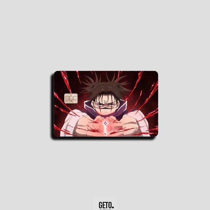 Core- Stiker Sticker Skin Kartu Atm Anime Jujutsu Kaisen Special Hologram | Geto Card Geto Cards