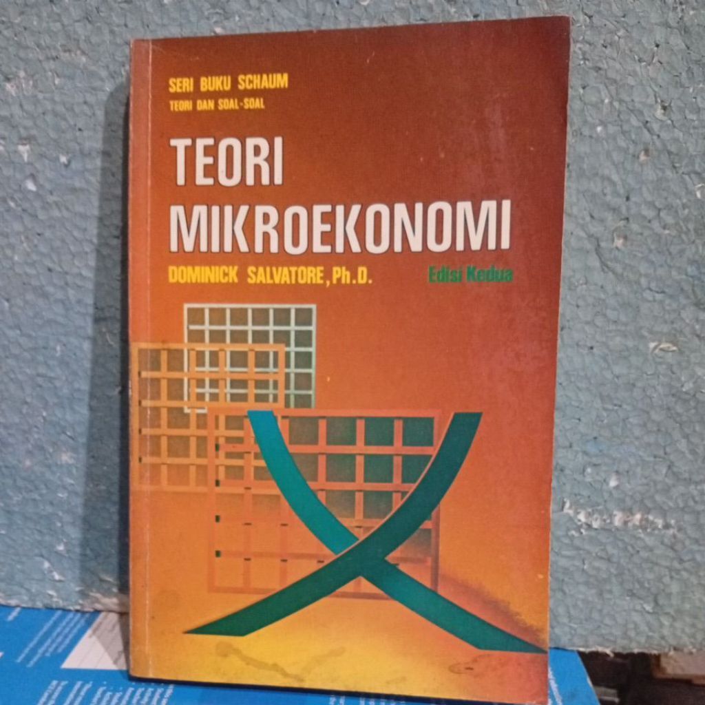 buku original teori mikroekonomi ( seri buku schaum  )