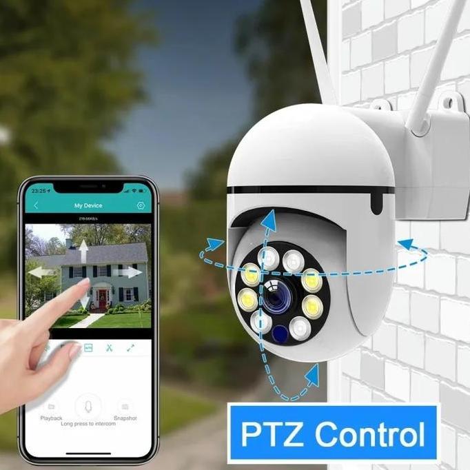 Cctv- Y33 Cam720 Kamera Cctv Wifi Outdoor 8Mp Hd 1080P 2 Antenna With 10 Ir 10 Led Adaptor Kamera Po