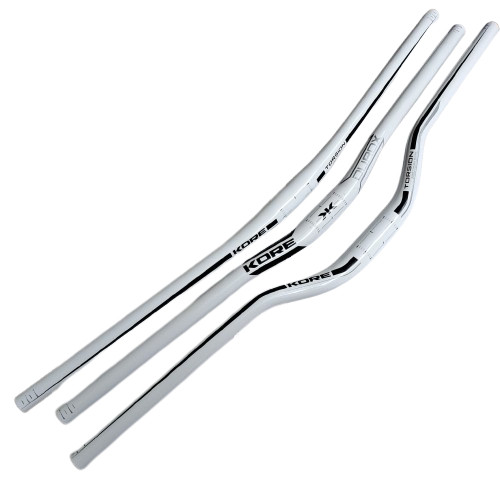 Handlebar Kore Durox / Torsion Stang Sepeda Kore AL 6061 DOUBLE Butted Rise 35 31.8 760mm 80CM White