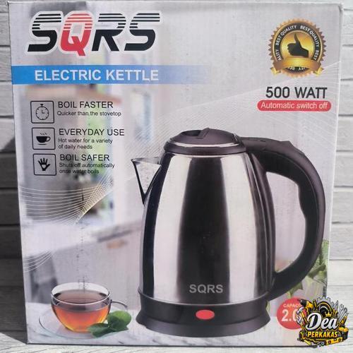 MEIKO ELECTRIC KETTLE MK-157 TEKO STAINLESS LISTRIK 2 LITER