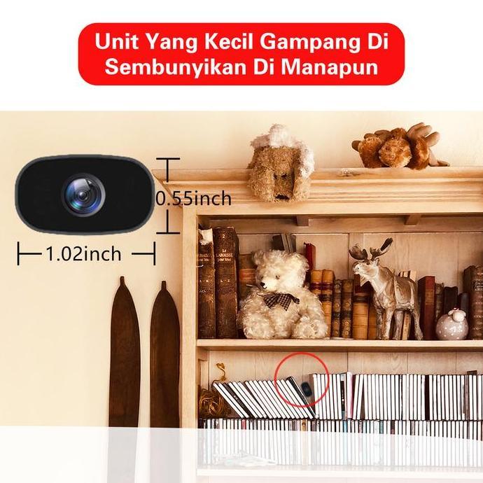 Cctv- Xihancam Cctv Mini Wifi 2Mp Cctv Kecil Tersembunyi Tanpa Kabel Spy Cam Hidden Kamera Mini Kone