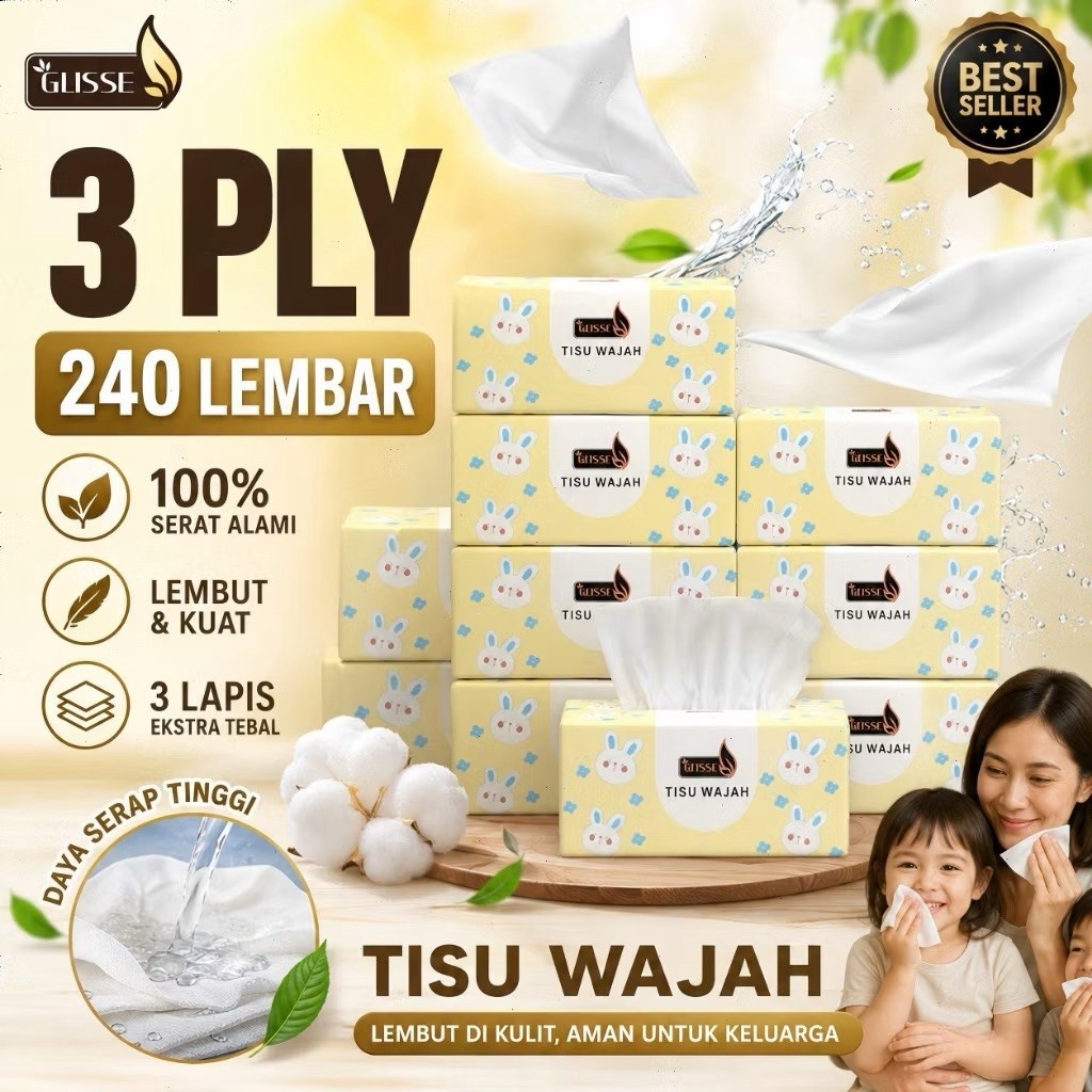 * PROMO * Tisue Wajah - Tisue Murah - Tisue Glisse Murah - Glisse Tisue