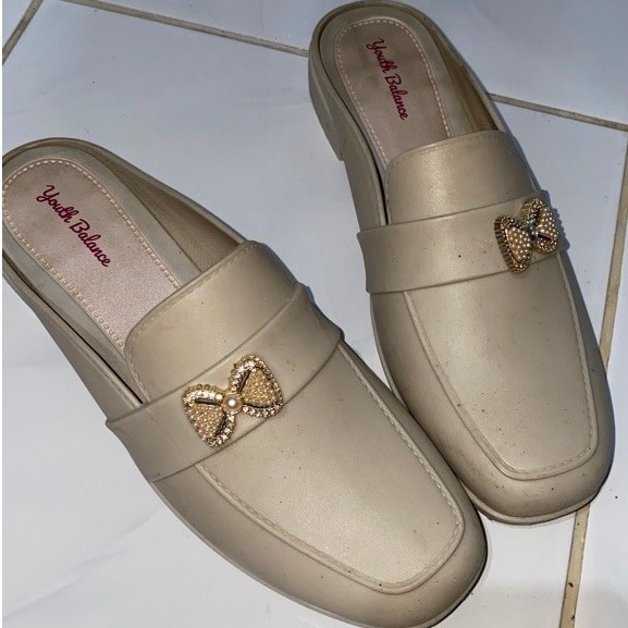 preloved (37) sendal slop heals 3cm murah padang