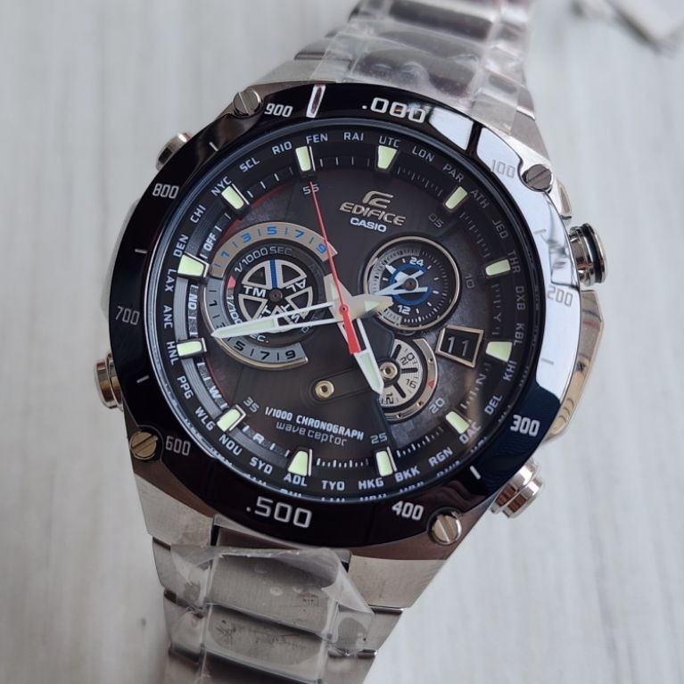 Casio Edifice EQW-M1100DB-1ADR Tough Solar Wave Ceptor RARE