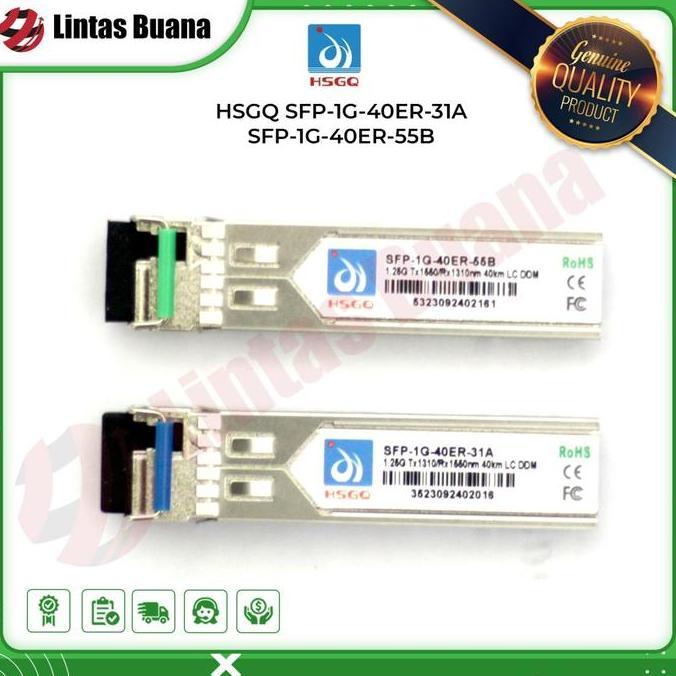HSGQ SFP-1G-40ER-31A/55B 1.25G Bidi LC 40 km SM SFP Transceiver