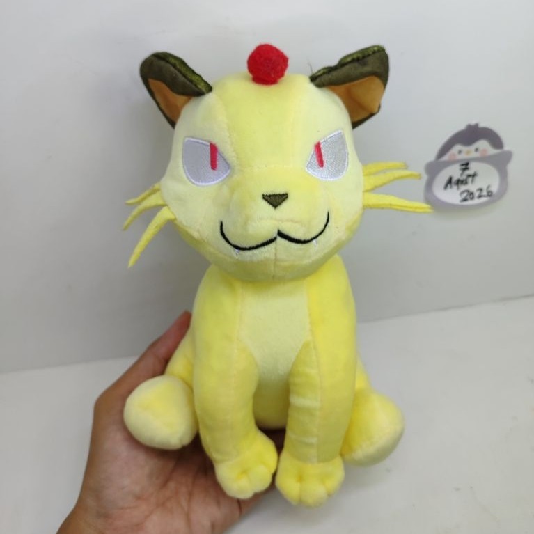 boneka persian pokemon meowth no brand