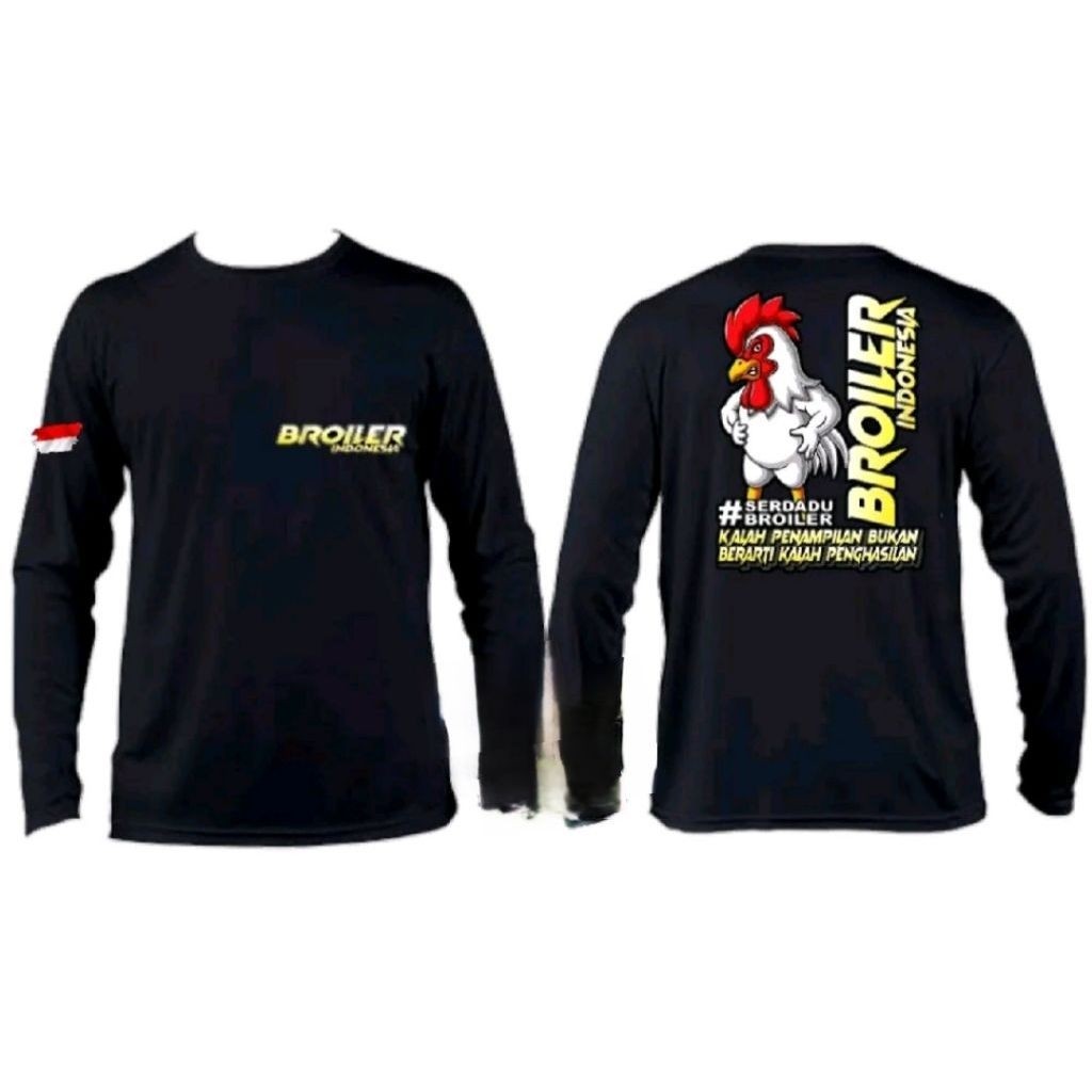 KAOS LENGAN PANJANG SERDADU BROILER INDONESIA