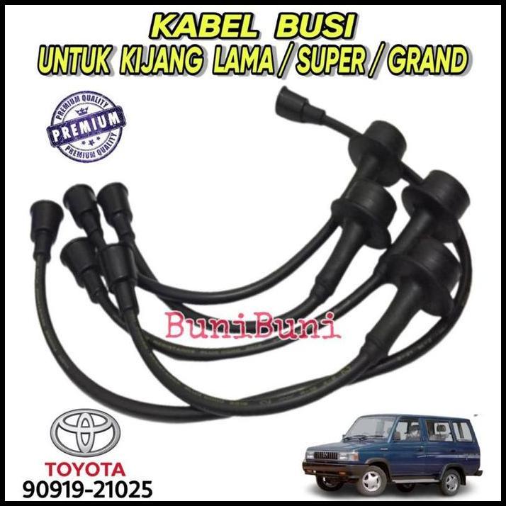 DISKON KABEL BUSI KOIL MOBIL KIJANG LAMA 4K / SUPER 5K / GRAND & KAPSUL NON EFI (1 SET) 