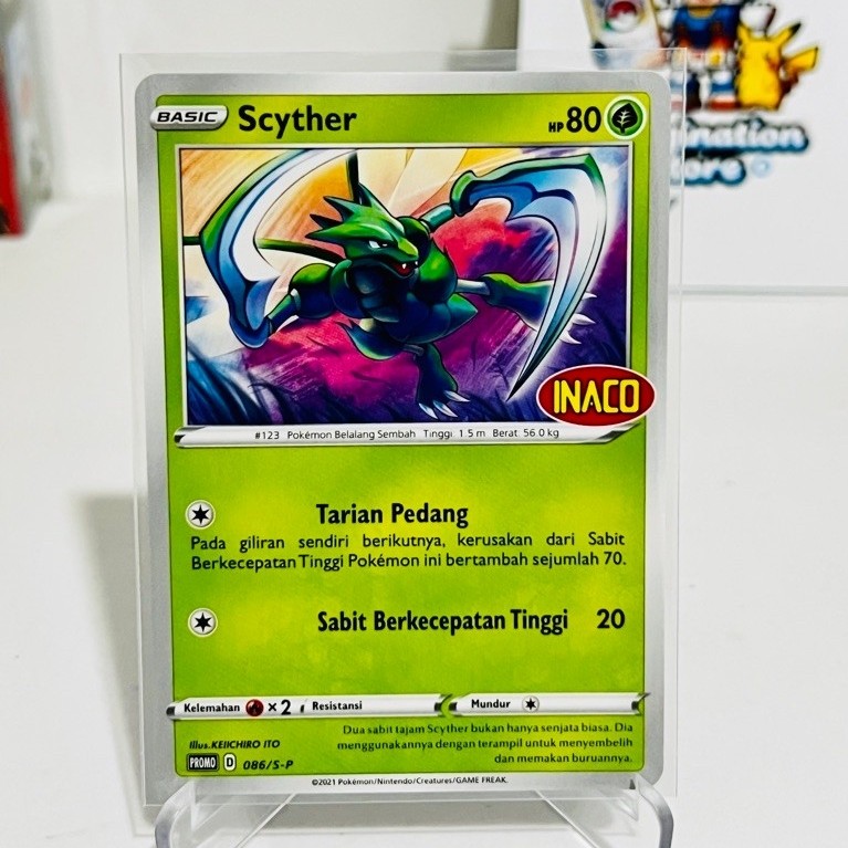 Pokemon TCG Indonesia - Scyther Inaco and Ditto Bidoof