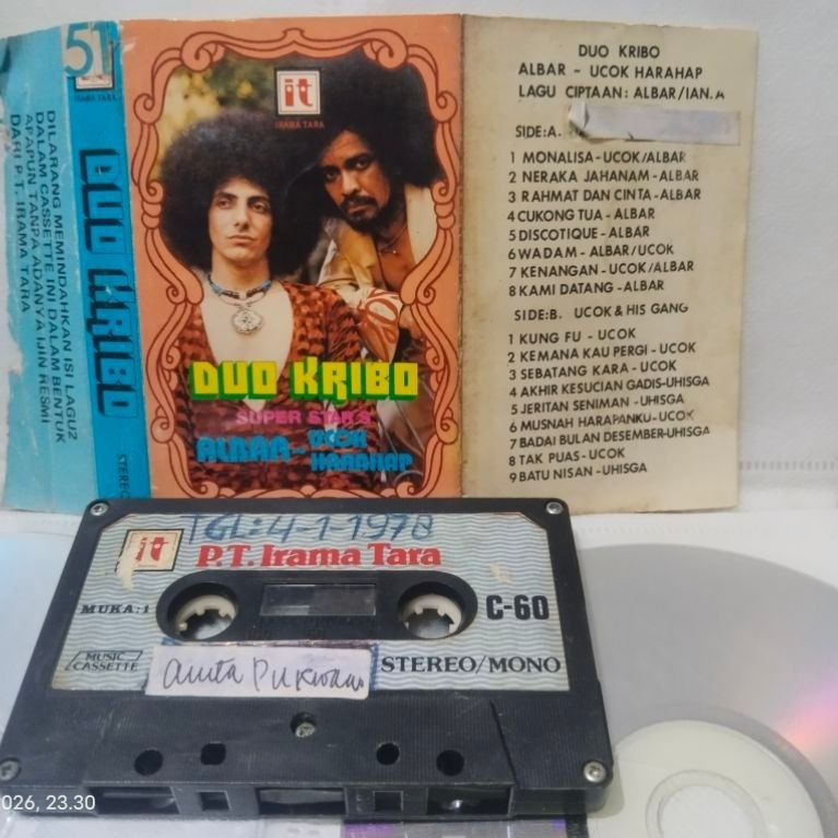 kaset pita Duo Kribo _ Achmad Albar _ Ucok Harahap