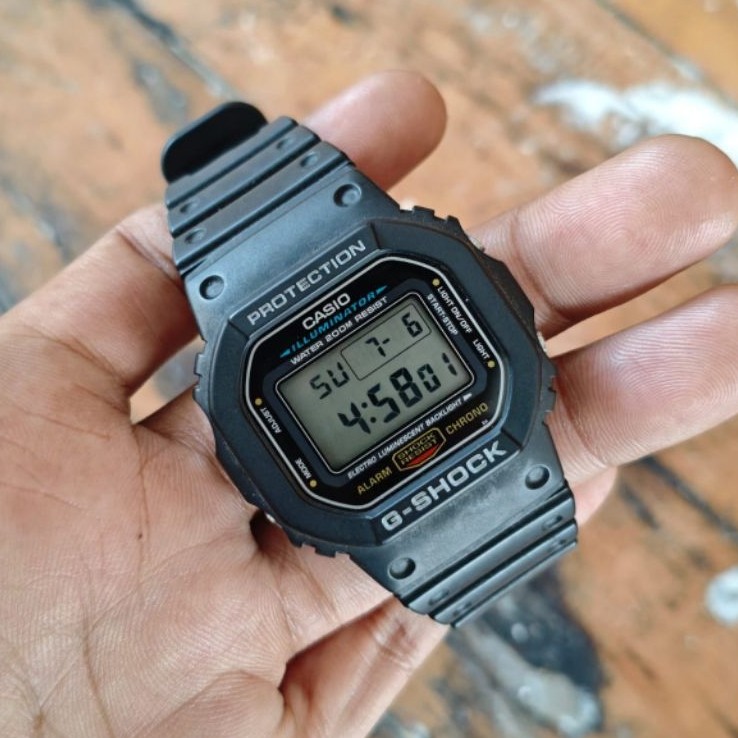 Jam second casio original