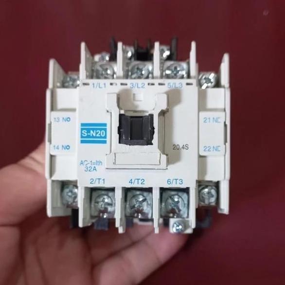 KONTAKTOR MITSUBISHI S-N20 SN20 SN-20 CONTACTOR MITSUBISHI SN 20 MITSUBISI BARU