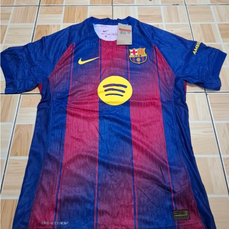 Jersey Barca Home Player Issue 2025 2026