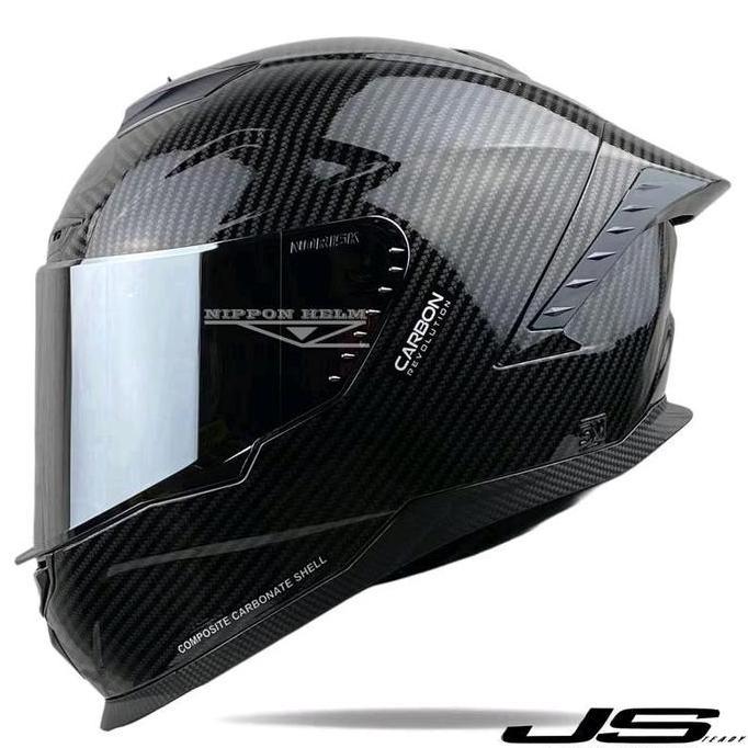 HELM JS VRC FULL FACE CARBON DAN HALF FACE CARBON ORIGINAL