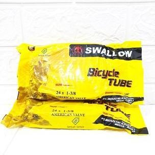 Promo BAN DALAM SEPEDA 24X1 3/8 SWALLOW AV DELI TIRE CITY BIKE JENGKI BALAP 24 X 24X 1 3 PER 8 CTB P