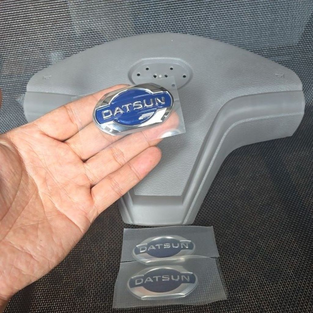 Emblem Logo Stir Airbag Datsun Go Go+ Panca Original / Cover Airbag Datsun