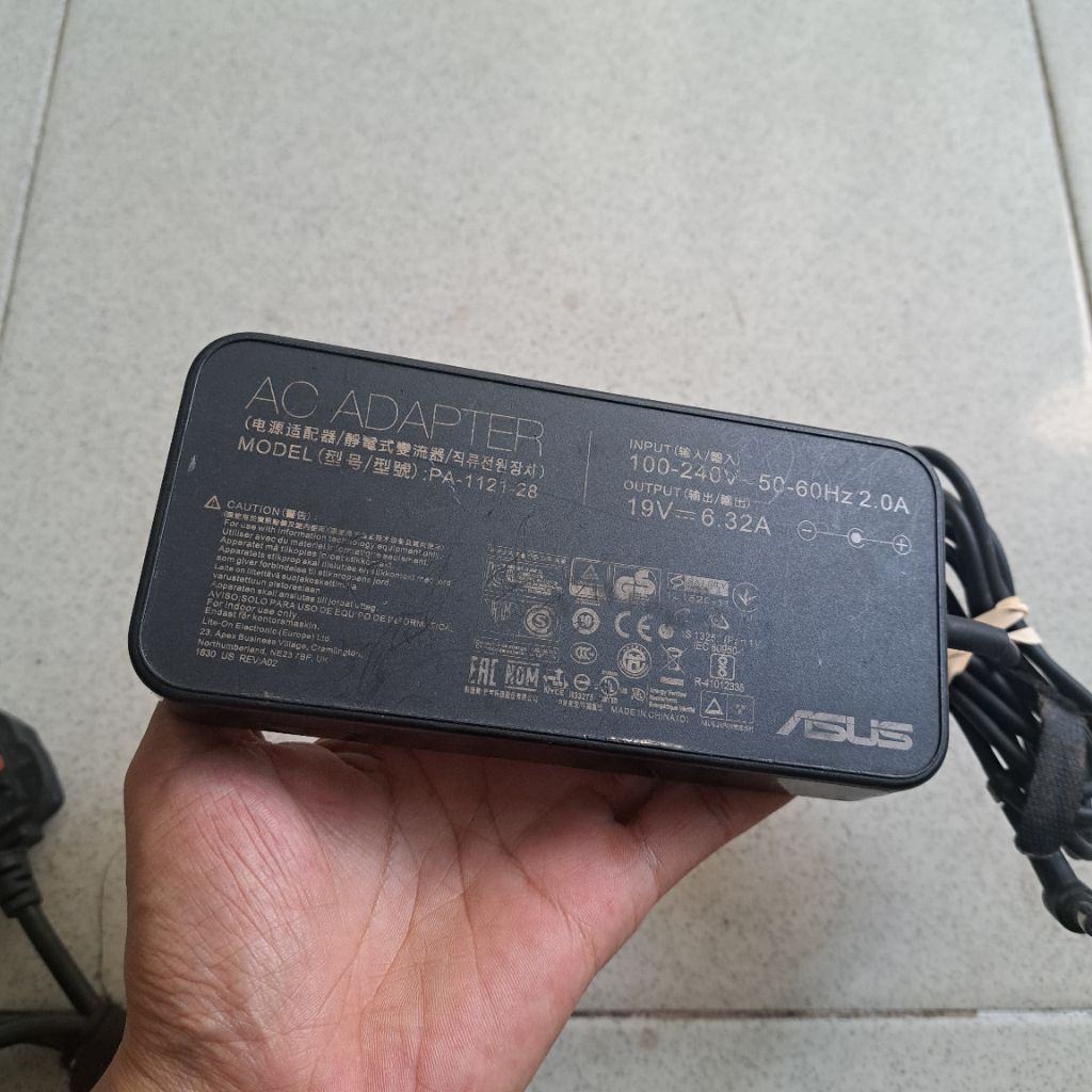 cas laptop asus 19v 6,32a original tuf gaming ROG