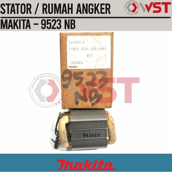 Stator Makita 9523NB ORIGINAL / Rumah Armature Gerinda Makita 9523 NB