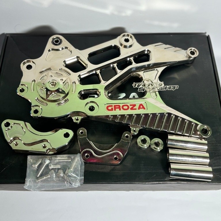 SWING ARM GROZA YAMAHA NMAX OLD - NICKEL CHROME