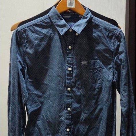 Kemeja Navy  Superdry original