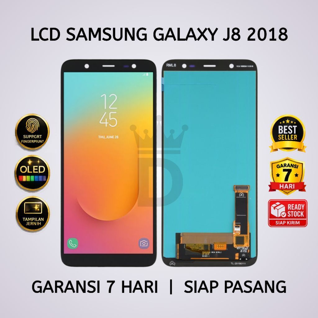 LCD TOUCHSCREEN SAMSUNG J8 2018 OLED FULLSET