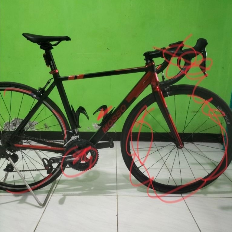 Frame set roadbike mosso 735 tca size 49