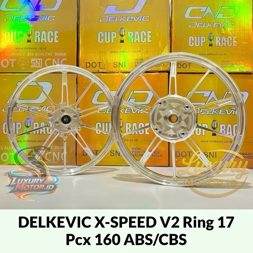 Velg DELKEVIC X-SPEED V2 Ring 17 pcx 160 abs cbs pnp uk 140/160  x speed pcx 160 abs cbs pnp pcx rin