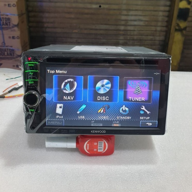 Head Unit KENWOOD DDX4038M Layar Sentuh RADIO AM FM CD DVD AUX USB sudah dipasang Bluetooth