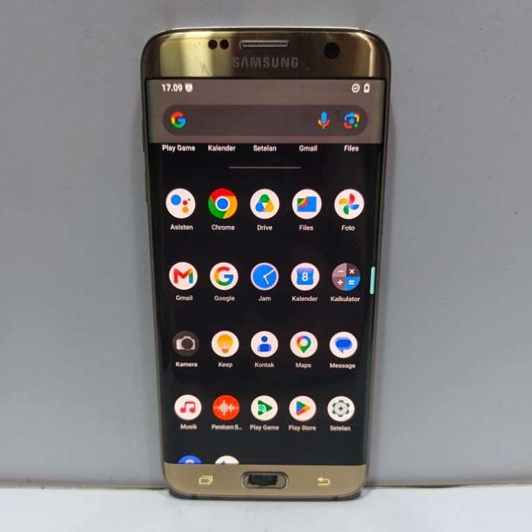 SAMSUNG GALAXY S7 EDGE RAM 4/32GB GOLD RESMI SEIN HANDPHONE SECOND ANDROID MURAH SIAP PAKAI