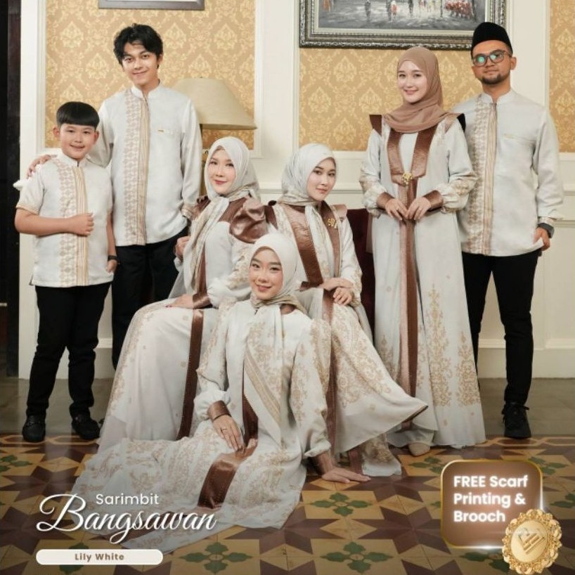Sarimbit Keluarga Bangsawan Family Set Terbaru By Cover Me Idul Fitri 2027