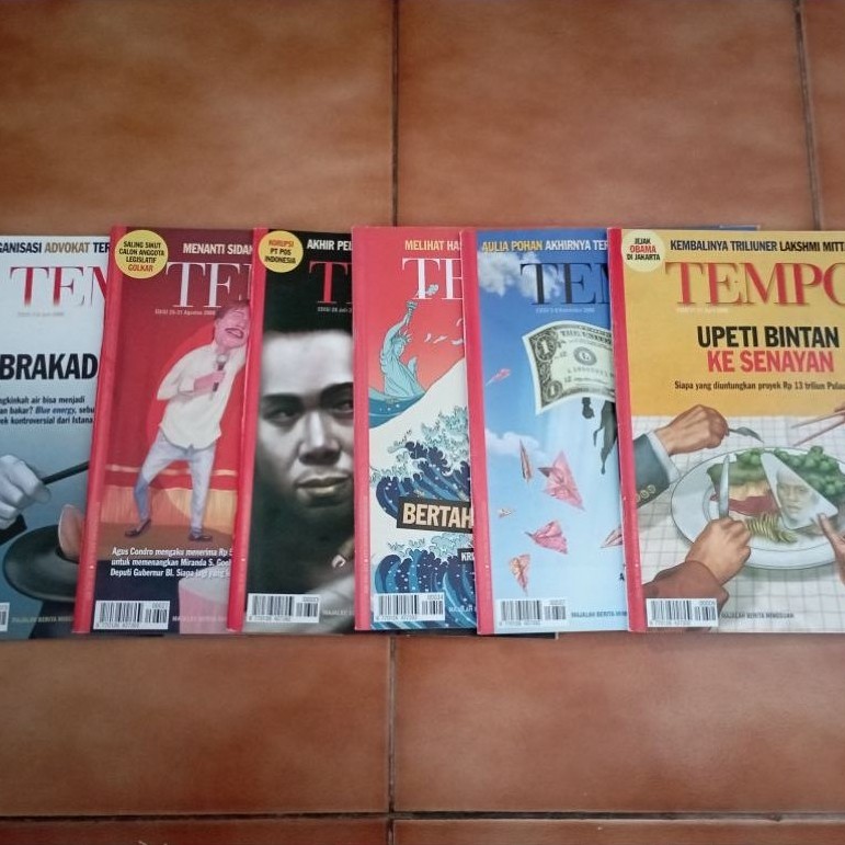 Majalah Tempo edisi Tahun 2008