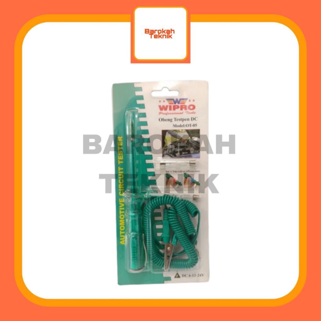 Wipro Obeng Testpen DC 6V-12V-24V OT-05 / Automatic Circuit Tester/ Tespen Listrik