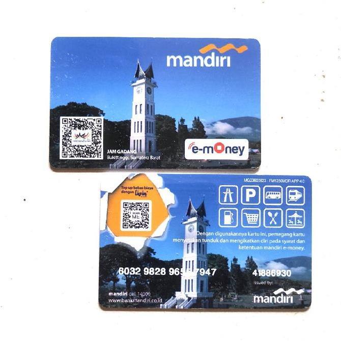 Kirimkado- New- Kartu Emoney Etoll E-Money Card Mandiri Wonderful Indonesia