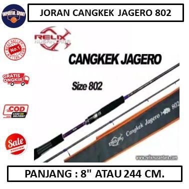 Joran Cangkek Jagero 802 Relix Nusantara - ALAT PANCING - AKSESORIS - JAGERO 862