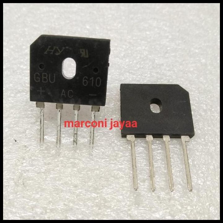 DISKON GBU 610 DIODA 6A 1000VOLT 