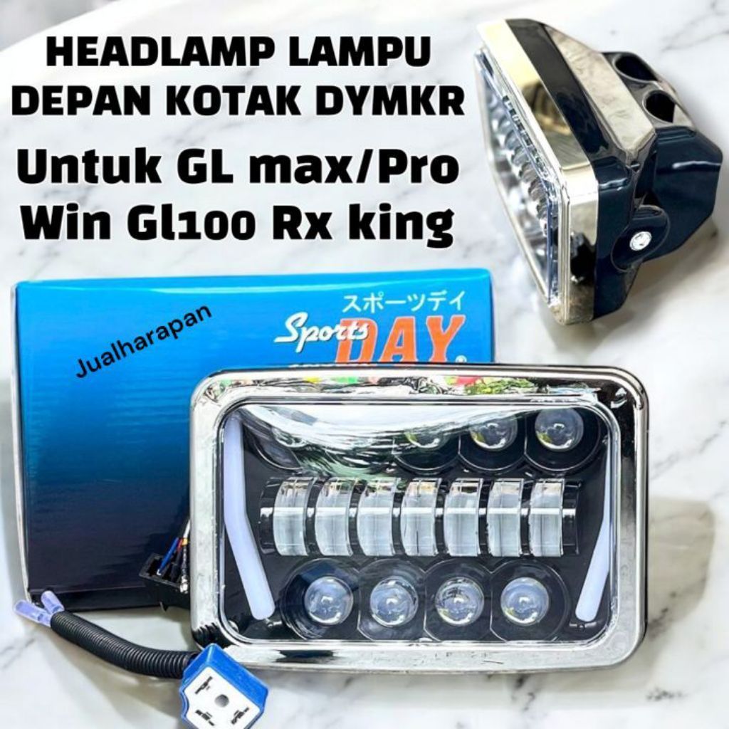daymaker headlamp honda win 100 led