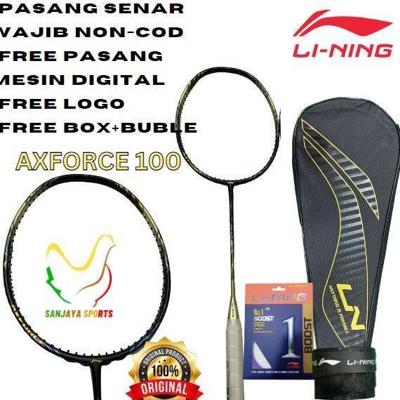 BEBAS ONGKIR - RAKET LINING BADMINTON BULUTANGKIS LINING AXFORCE 100 ORIGINAL