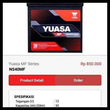 DISKON AKI ACCU MOBIL 34B19L 34B19L ERTIGA BENSIN & SUZUKI IGNIS YUASA KERING 