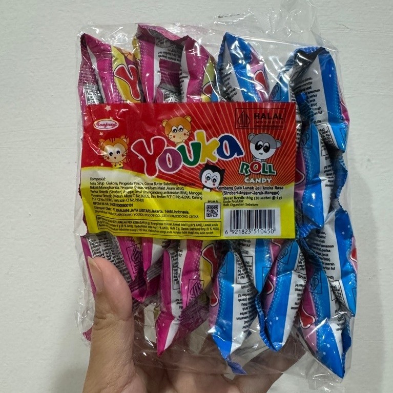 Permen Candy Roll Youka / Youka Roll Candy