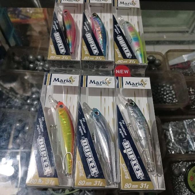 Umpan Lure MARIA DUPLEX 80mm 31g | Lure | Umpan Pancing | Sinking | Japan