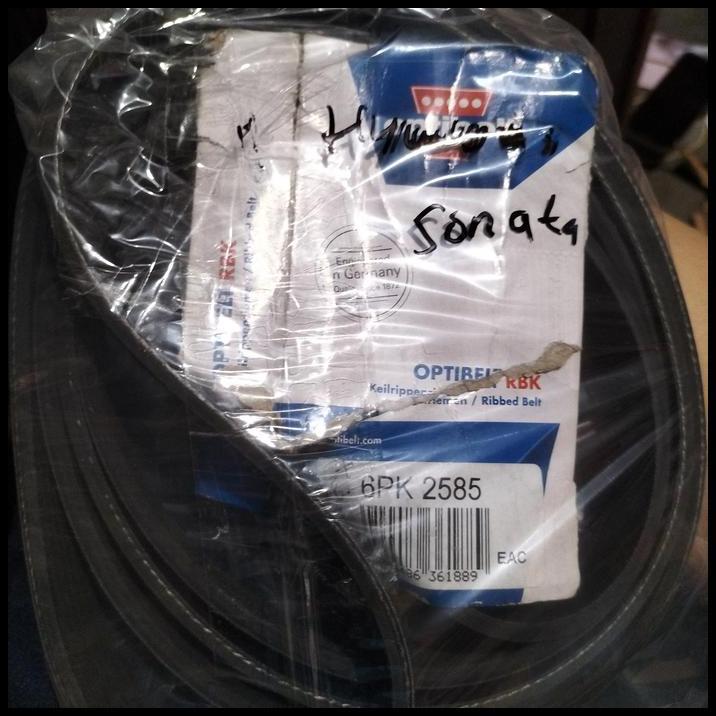 BEST DEAL FAN BELT VAN BELT TALI KIPAS HYUNDAI SONATA 6PK2585 OPTIBELT GERMANY 