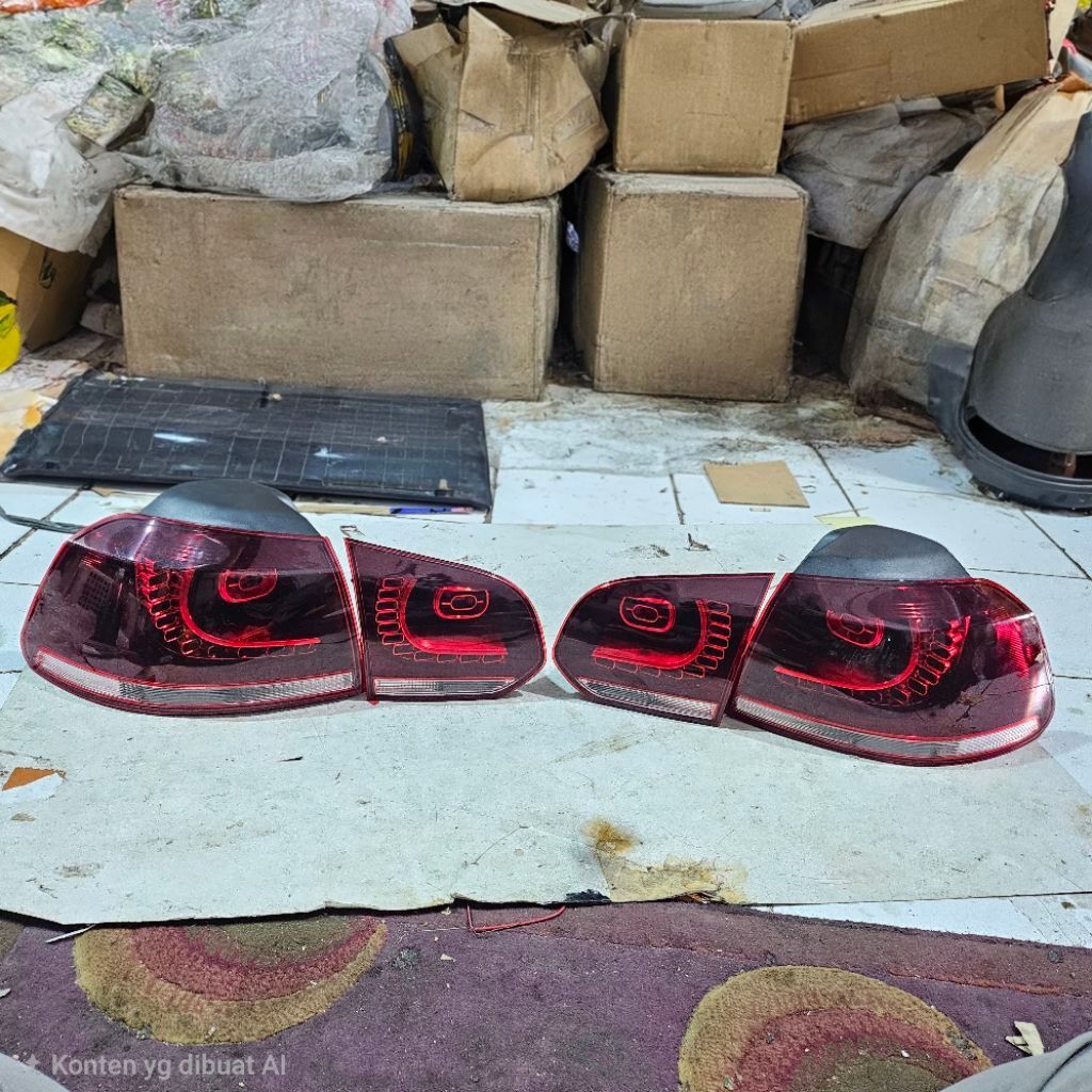 Stoplamp lampu belakang LED VW golf mk6 aftermarket