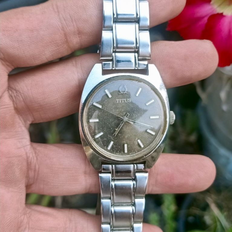 Jam Tangan Pria Titus Vintage Manual Winding Original