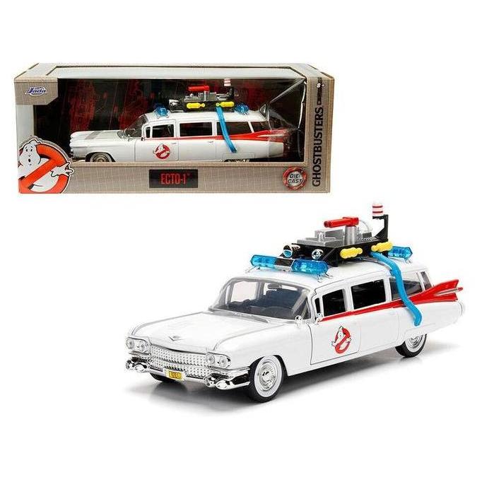 99731 JADA 1/24 CADILLAC AMBULANCE GHOSTBUSTERS ECTO-1 DIECAST MODEL