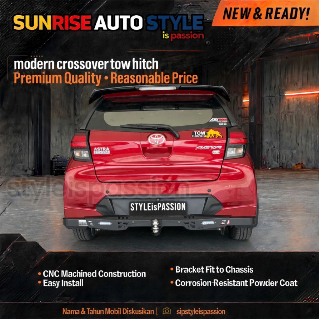 Towing Defender Avanza 2025 Tipe G - Rhino Mighty By Sunrise Fortuner Xpander Avanza Rush Calya Inno