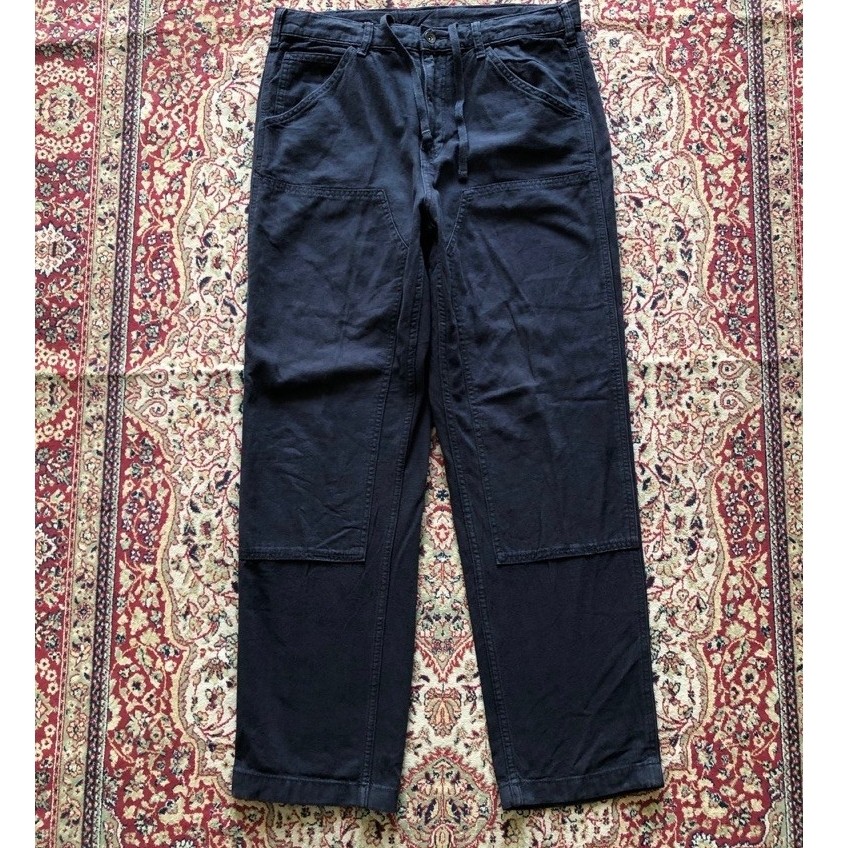 Celana Uniqlo double knee carpenter work pants Vintage Work pants Hi976