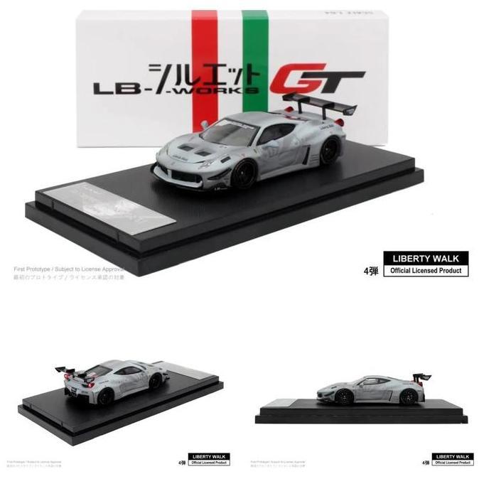 Star Model 1/64 LBWK LB Silhouette Works Ferrari 458 GT Combat Grey Dirty