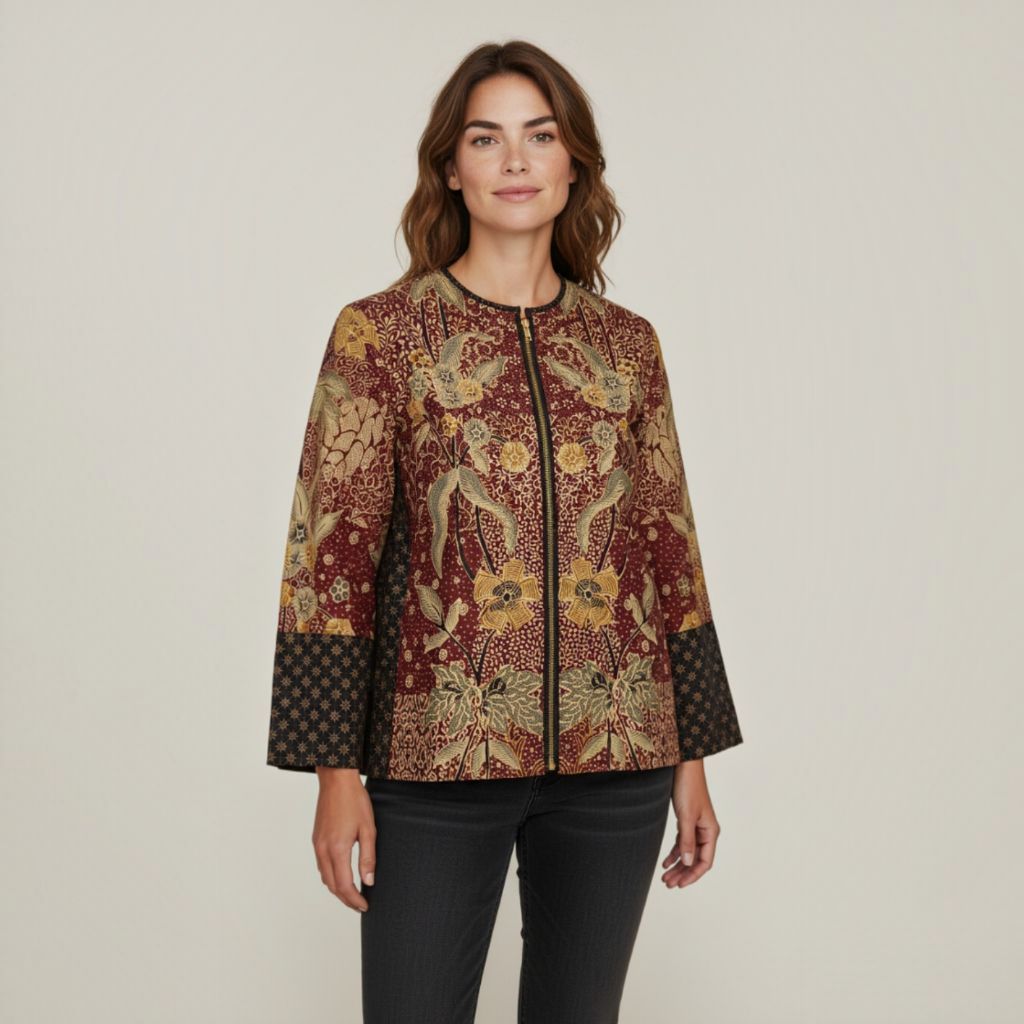 Blus Batik Wanita Sindara Batik Truntum - KANIGARA