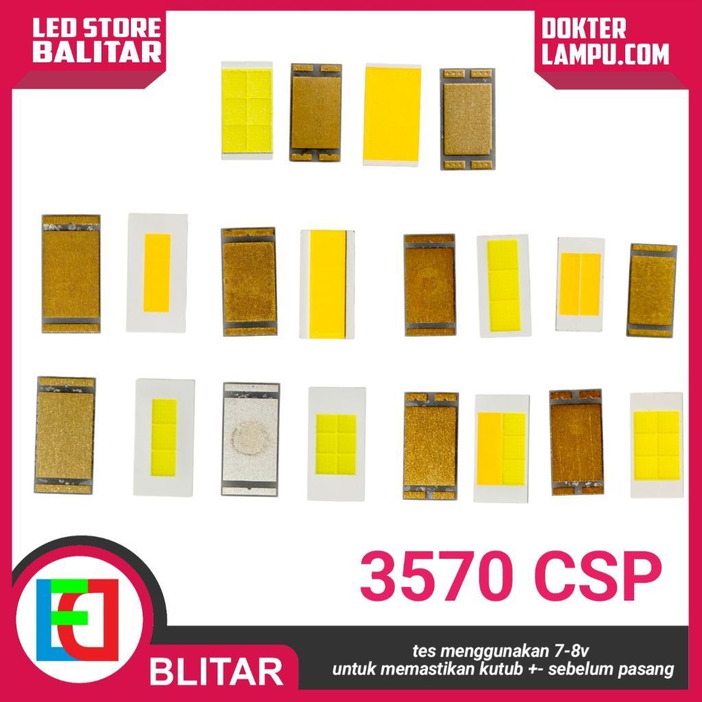 LED CSP LENGKAP 3570 15W 20W 30W 60W PUTIH KUNING BY RZXLED
